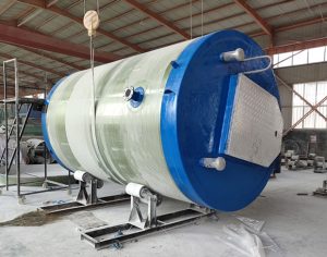 一體化預制泵站配合污水處理廠提升污水插圖